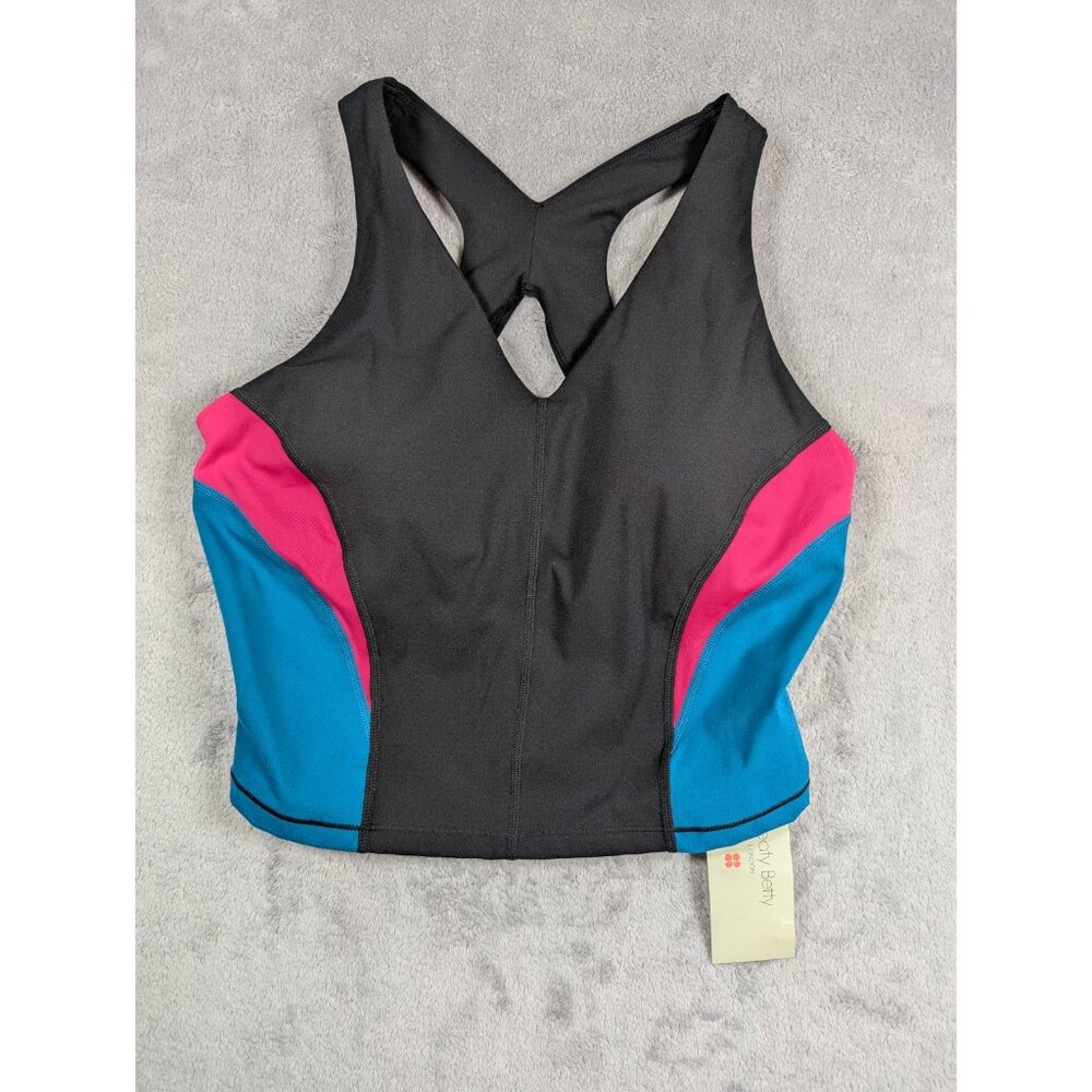 Sweaty Betty Power Racerback Tank Womens Size Medium Inner Bra Shelf Beathable